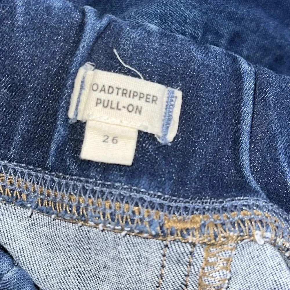 Sale Price MADEWELL ROADTRIPPER PULL-ON JEANS SIZE 26 WOMEN - Picture 2 of 7